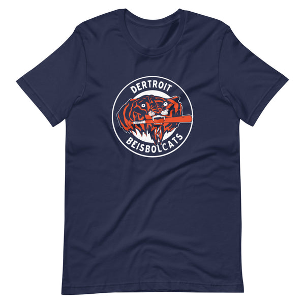 Detroit Tigers spoof 'Dertroit Beisbolcats' shirts back up for